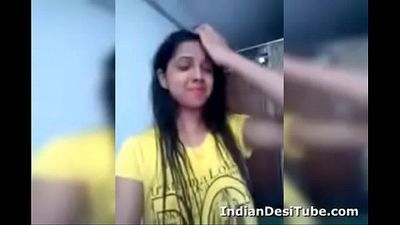 Desi Indian Cute Girl Undressing Fingering Pussy IndianDesiTube.com - 2 min