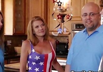 Fucking New Step Sister My Old Fuck Buddy On The 4th Of July-FamilyStroking.com