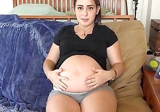 Teen Loves Being Pregnant HD - 2 min