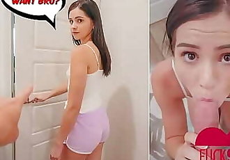 Violet Rain In Sister Caught On The Boob Tube 2 8 min HD