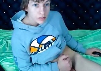 Beautiful Twink boy with a hot cock