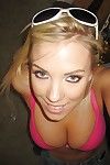 rondborstige Britney Beth laat uit Slutty in pov geslacht schermen op Cam - Onderdeel 2