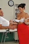 European nurse Ava Dalush has her pussy nailed in a uniform