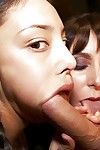 Pornstars Lydia St Martin and Alexis Love deepthroat long penis together - part 2