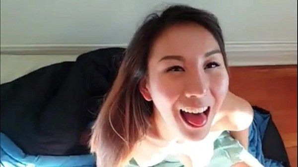 Süß Cum Gesicht der Meine Asiatische girlfrined Liu