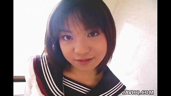 Jolie japonais écolière cumfaced non censurée