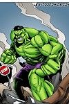 Leandro Comics Wonder Woman versus the Incredibly Horny Hulk! (Marvel vs DC)