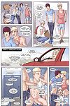 bang difficile ben - parti 1-5 ragazzi gay Patrick fillion classe fumetti borchie hunk - parte 2