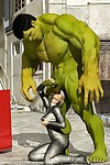 D Sex Bilder Mit monster hulk - Teil 568