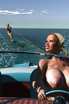 Large breasted 3d blonde nude hottie wakeboarding - part 393