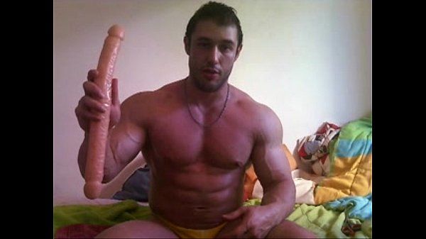 Hunk goes deep with his big dildo www.PromiscuousBoys.com.br