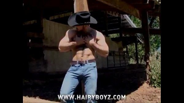 cowboy stud adam champ è andato Topless all