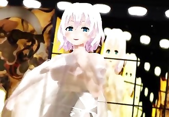 3D MMD My Short Hair Daughter in Paradise