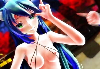3D MMD Suki Yuki Maji Magic - Miku, Gumi and Rin