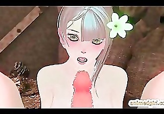3D hentai hot oralsex shemale hentai cock
