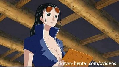 One Piece Hentai - Nico Robin - 6 min