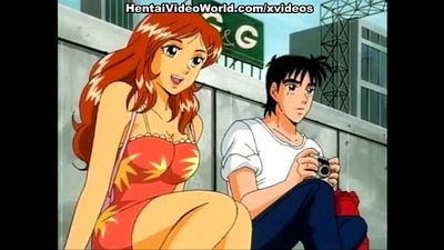 redhead Anime Cutie Geneukt in De douche 6 min