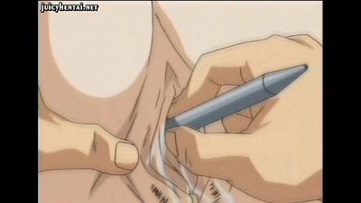 Anime Sekretär bekommt pussy gehänselt 5 min