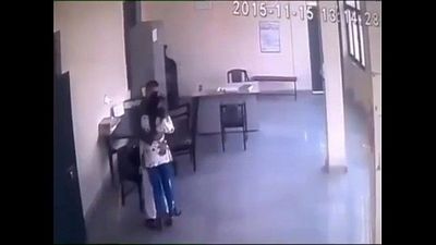Director and teacher romance in staffroom - 1 min 26 sec