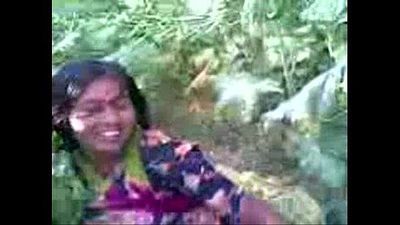 Desi village girl outdoor fucked by neighbor @ Leopard69Puma - 3 min