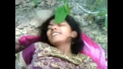Indian 19y cute muslim teen virgin pussy nipples first time fuck outdoor jungle - 3 min