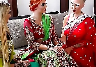 Pre-wedding Indian bride ceremony 9 min