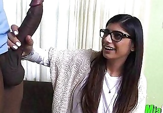 Mia Khalifa Enjoys Sucking a Big Black Cock - 6 min