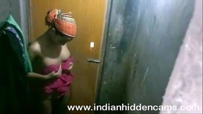 indian young girl complete her shower recorded by neighbor - 1 min 28 sec