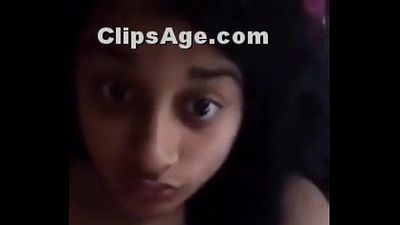 #009. người da đỏ Desi :cô gái: Erika Làm cô ấy tự Khỏa thân 2 anh min