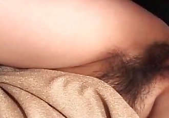 Horny bitch gets mouth and cunt drilled in asian 3some - 5 min