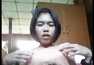 young thai camgirl show fingering - 1 min 20 sec